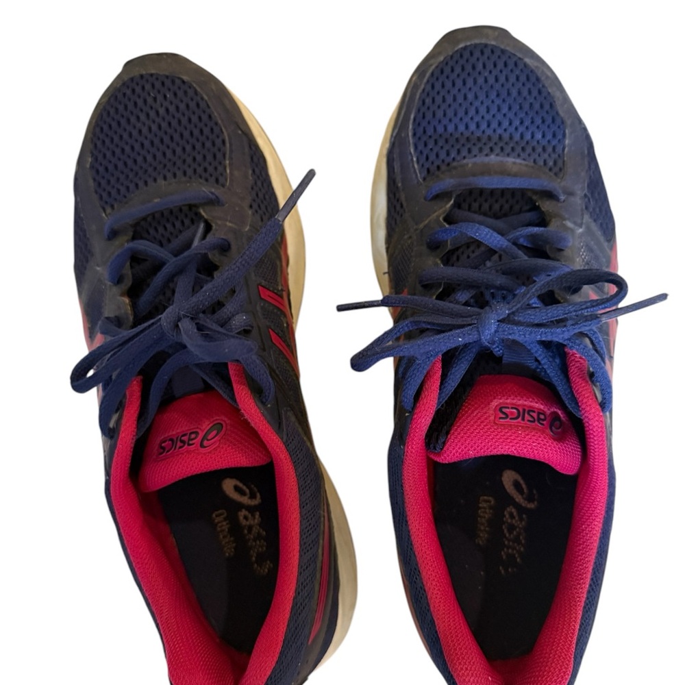 Asics Blue and Pink Sneakers for Active Comfort - Picture 1 of 5